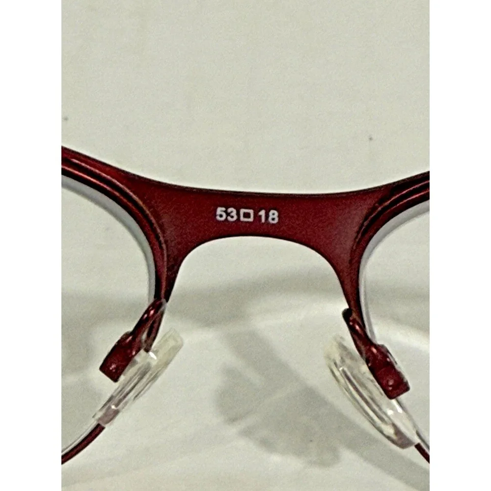 RX-ABLE Legacy Lane Women's Red Vivid Eyeglasses 53-18 135‎